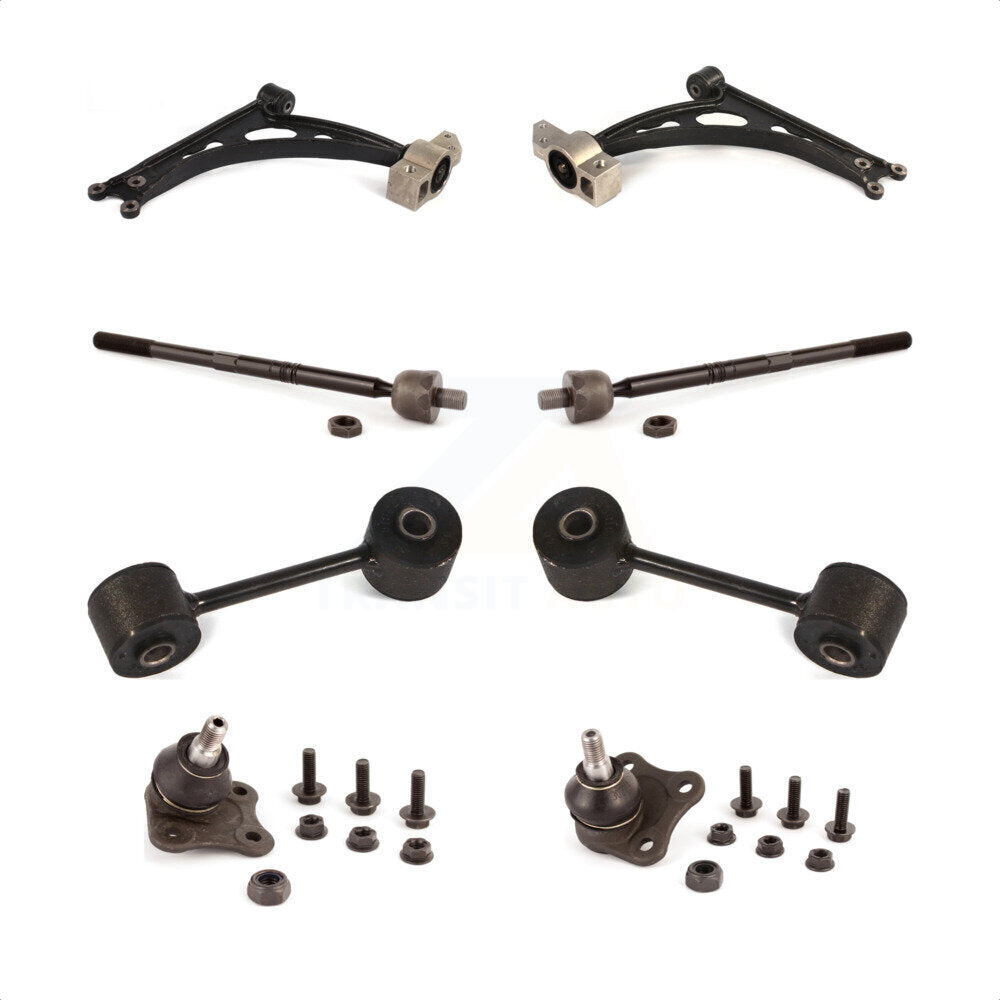 Front Suspension Control Arm Steering Tie Rod End Stabilizer Bar Link Ball Joint Kit (8Pc) For 2006 Volkswagen Jetta GLI 7th And 8th Digit Of VIN Is "9M" Or "1J" KTR-101101