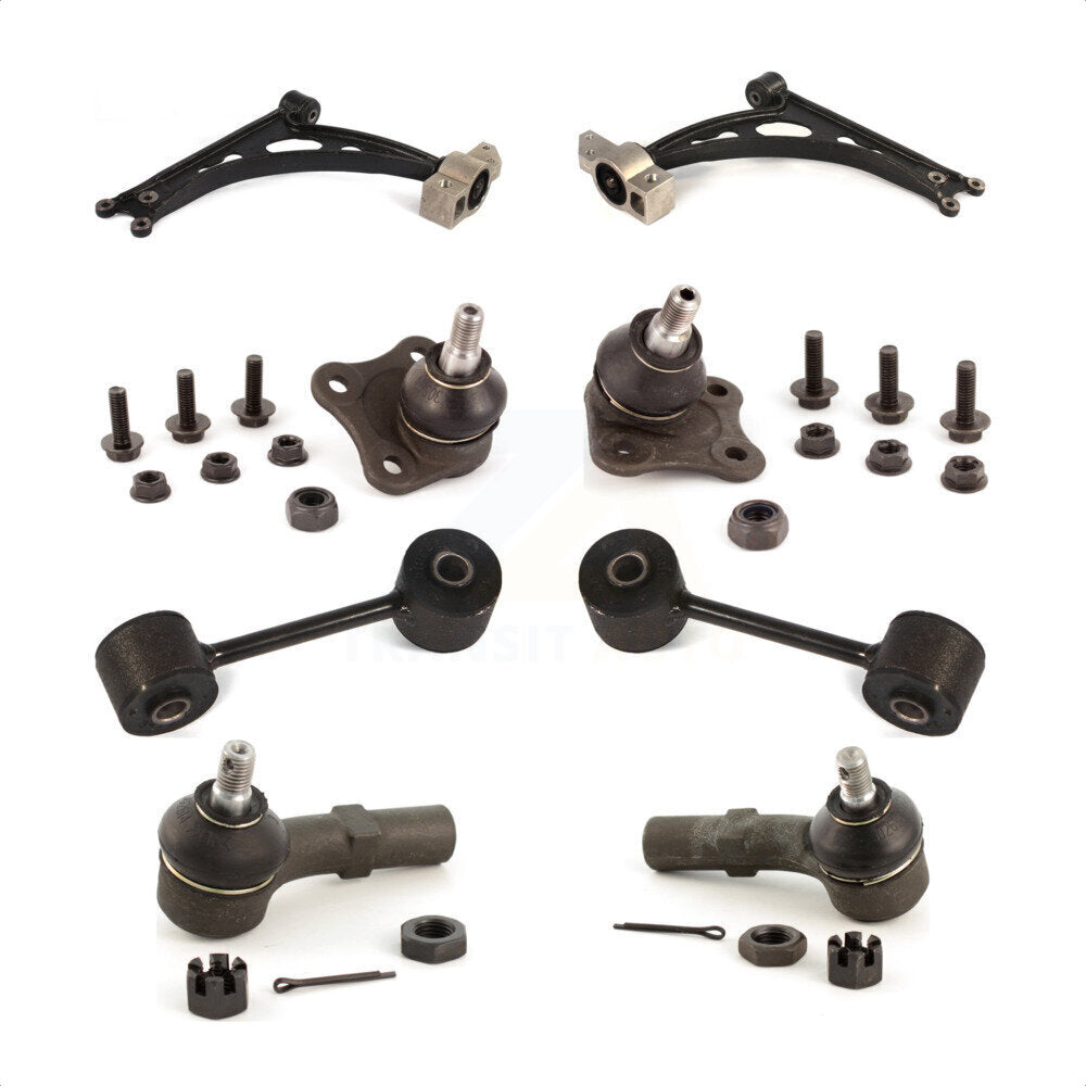 Front Suspension Control Arm Steering Tie Rod End Stabilizer Bar Link Ball Joint Kit (8Pc) For 2006 Volkswagen Jetta GLI 7th And 8th Digit Of VIN Is "9M" Or "1J" KTR-101106