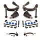 Front Suspension Control Arm Steering Tie Rod End Stabilizer Bar Link Ball Joint Kit (8Pc) For Chevrolet Trailblazer GMC Envoy Saab 9-7x KTR-101109