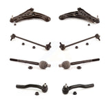 Front Suspension Control Arm And Ball Joint Assembly Steering Tie Rod End Stabilizer Bar Link Kit (8Pc) For Chevrolet Aveo Aveo5 Pontiac G3 Suzuki Wave Wave5 Swift+ KTR-101600