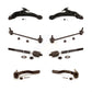 Front Suspension Control Arm And Ball Joint Assembly Steering Tie Rod End Stabilizer Bar Link Kit (8Pc) For Toyota Camry 1st Digit Of VIN Is 12 or 4 KTR-101602