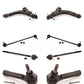 Front Suspension Control Arm And Ball Joint Assembly Steering Tie Rod End Stabilizer Bar Link Kit (8Pc) For 2005 Pontiac Montana Base with FWD KTR-101612
