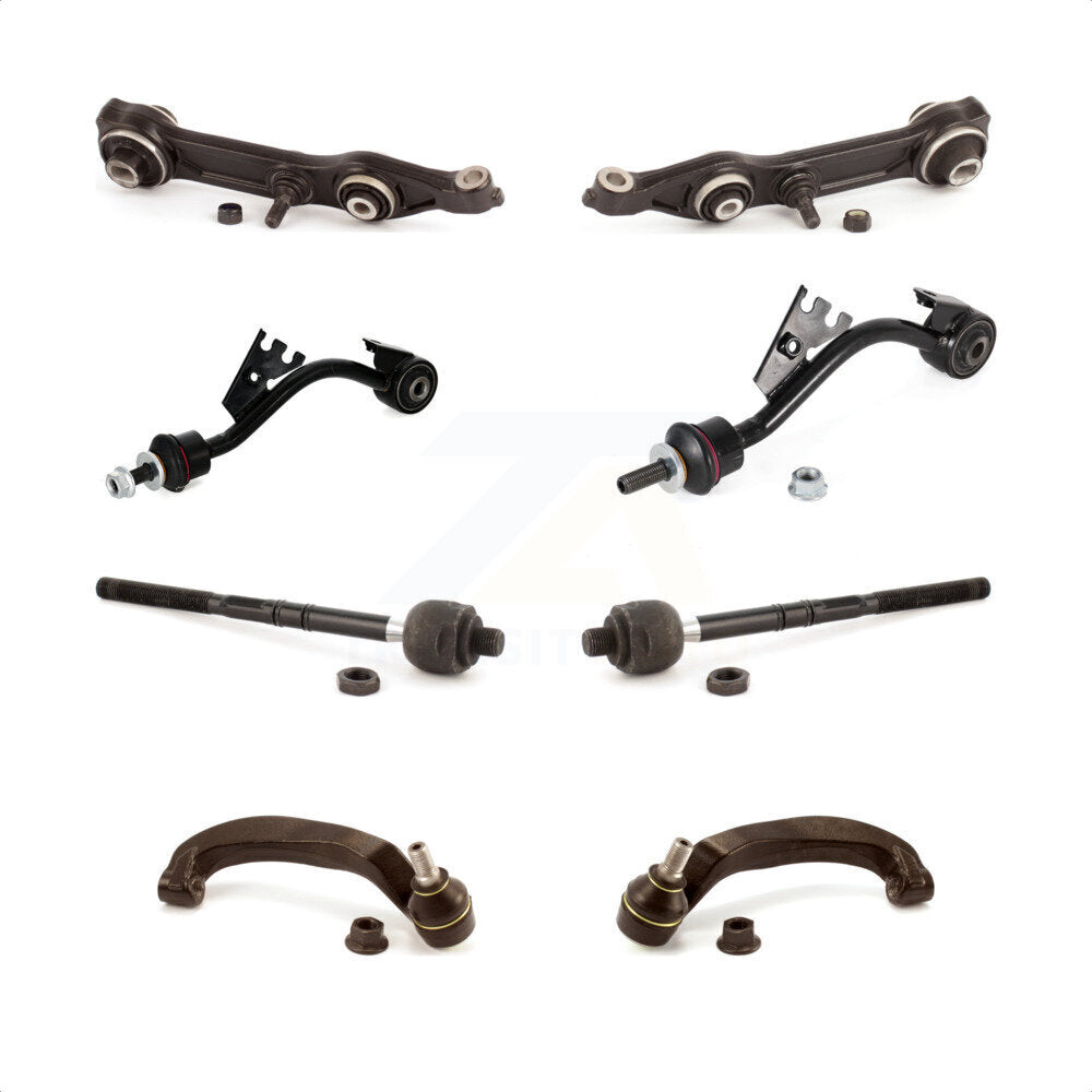 Front Suspension Control Arm And Ball Joint Assembly Steering Tie Rod End Stabilizer Bar Link Kit (8Pc) For 2004-2005 Mercedes-Benz E320 AWD KTR-101679