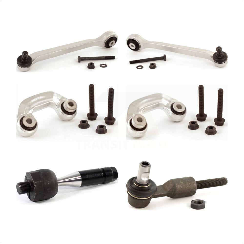 Front Suspension Control Arm And Ball Joint Assembly Steering Tie Rod End Stabilizer Bar Link Kit (6Pc) For Volkswagen Passat Audi A6 Quattro A4 KTR-101697