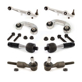 Front Suspension Control Arm And Ball Joint Assembly Steering Tie Rod End Stabilizer Bar Link Kit (8Pc) For 2002-2004 Audi A4 Quattro KTR-101704