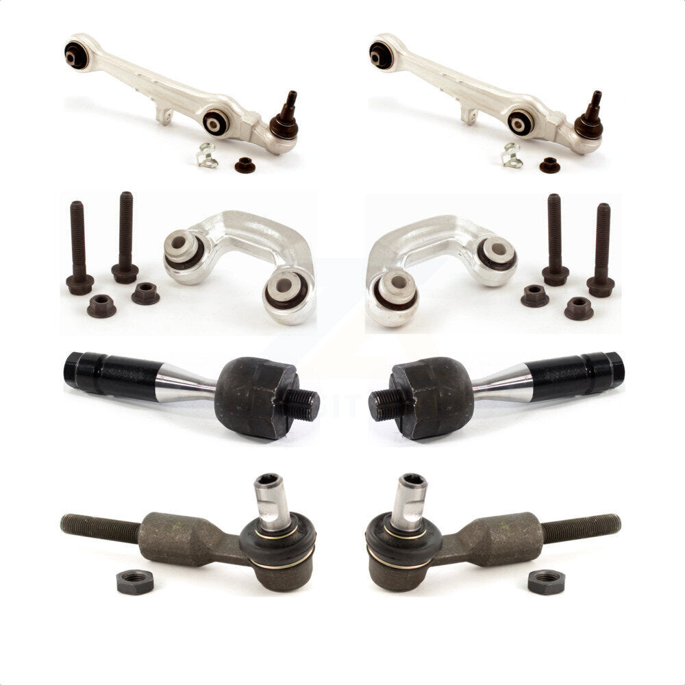 Front Suspension Control Arm And Ball Joint Assembly Steering Tie Rod End Stabilizer Bar Link Kit (8Pc) For Volkswagen Passat Audi A6 Quattro KTR-101705