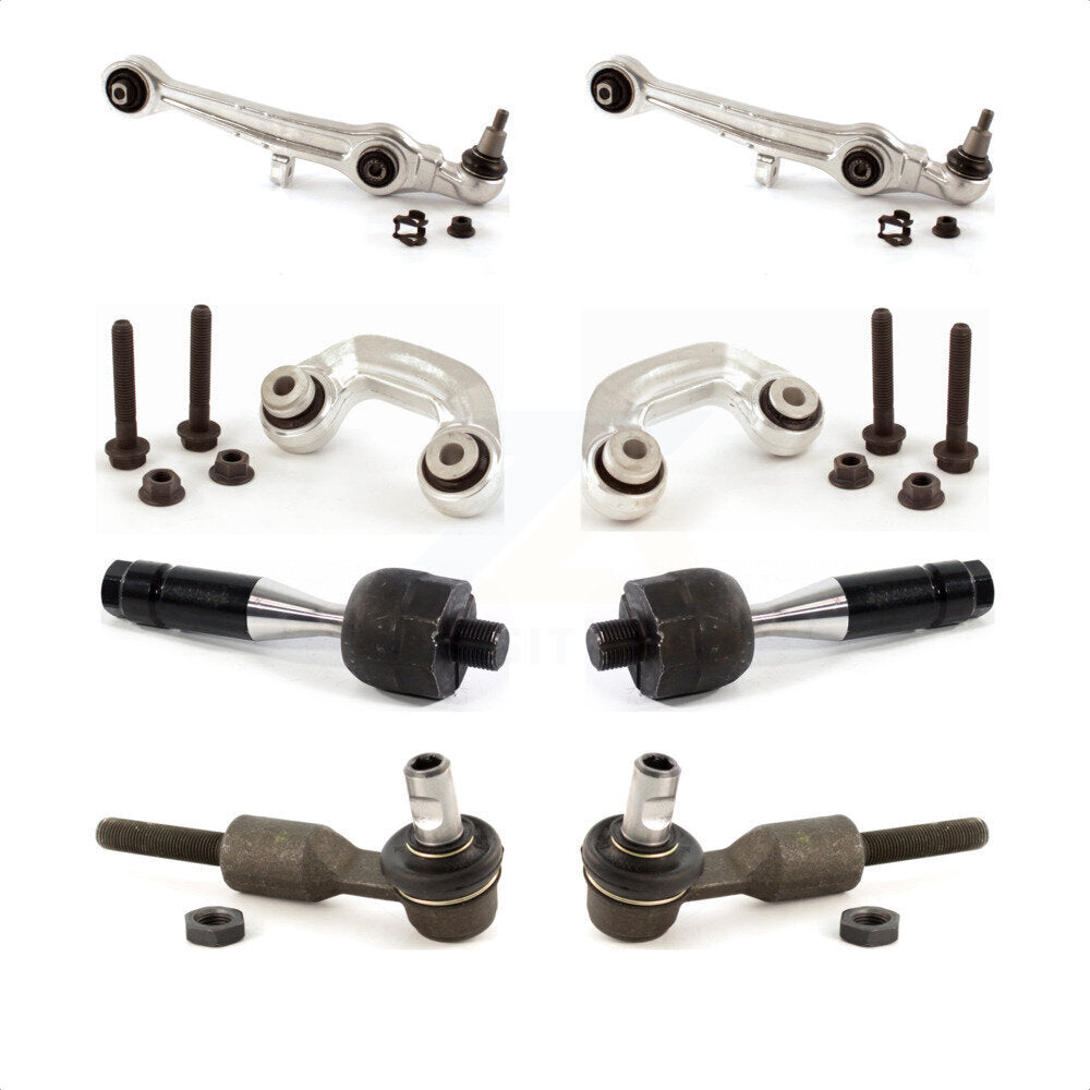 Front Suspension Control Arm And Ball Joint Assembly Steering Tie Rod End Stabilizer Bar Link Kit (8Pc) For Volkswagen Passat Audi A4 Quattro A6 KTR-101707