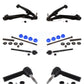 Front Suspension Control Arm And Ball Joint Assembly Steering Tie Rod End Stabilizer Bar Link Kit (8Pc) For Chevrolet Silverado 1500 GMC Sierra Tahoe Yukon Suburban KTR-101714