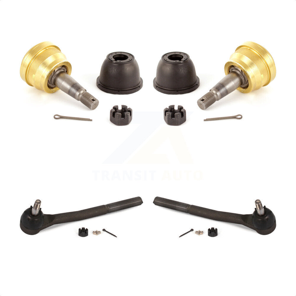 Front Suspension Ball Joint And Tie Rod End Kit For Chevrolet Caprice Buick Cadillac Roadmaster Impala Oldsmobile LeSabre Brougham Delta 88 Electra DeVille Fleetwood Pontiac 98 Parisienne Custom Cruiser Bonneville Safari Catalina Estate Wagon KTR-102349