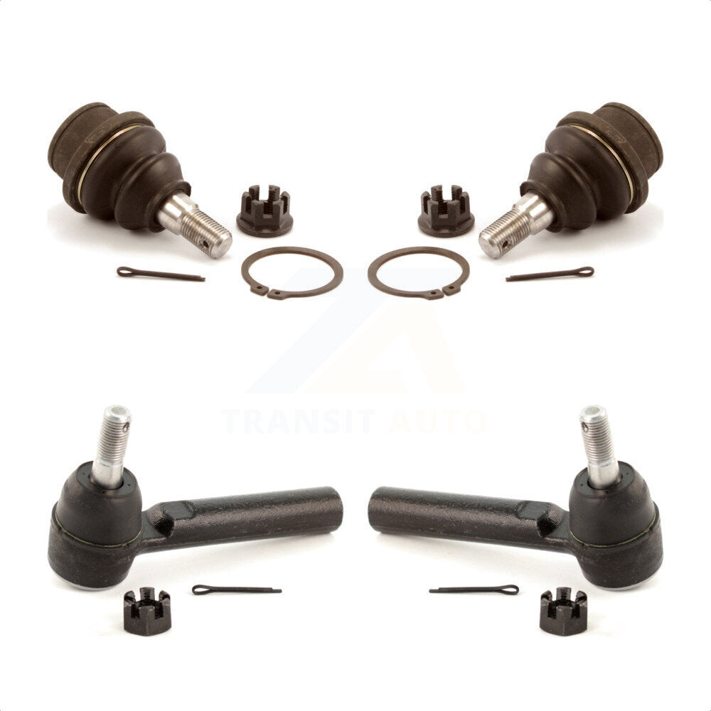 Front Suspension Ball Joint And Tie Rod End Kit For Chevrolet Silverado 1500 GMC Sierra Tahoe Suburban Yukon Cadillac XL Avalanche Escalade ESV EXT With Steel Control Arm KTR-102363
