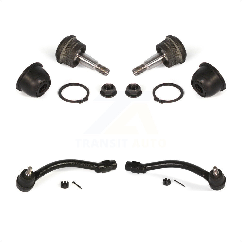 Front Suspension Ball Joint And Tie Rod End Kit For Hyundai Elantra Coupe Vehicles Manufactured In USA KTR-102489