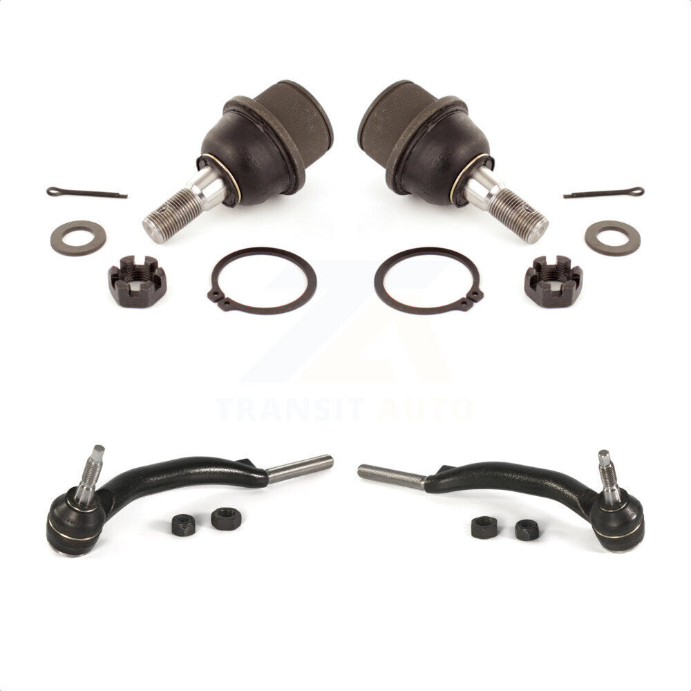 Front Suspension Ball Joint And Tie Rod End Kit For 2002-2002 Chevrolet Trailblazer GMC Envoy Oldsmobile Bravada EXT XL With 14mm Diameter Thread KTR-102495