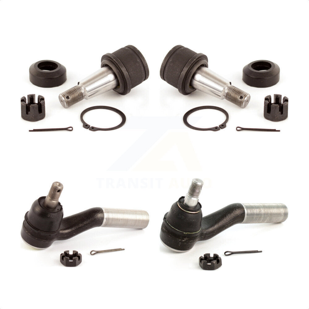 Front Suspension Ball Joint And Tie Rod End Kit For Ford E-350 Super Duty E-250 E-150 E-450 KTR-102509