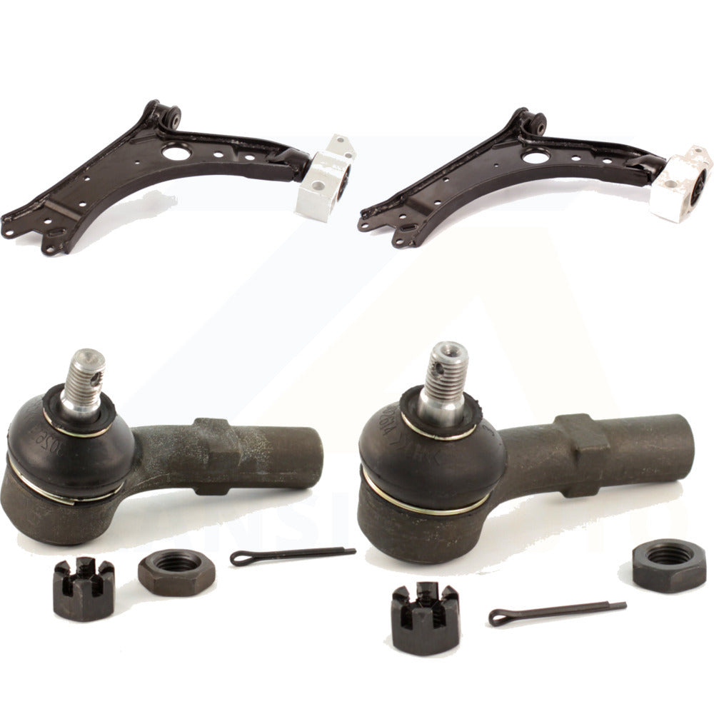 Front Suspension Control Arm And Tie Rod End Kit For Volkswagen Jetta 7th 8th Digit Of VIN Is "9M" Or "1J" KTR-102579