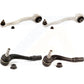 Front Suspension Control Arm Assembly And Tie Rod End Kit For Mercedes-Benz C230 C240 C320 CLK350 C280 CLK320 CLK500 SLK350 SLK280 SLK300 C350 SLK55 AMG CLK550 CLK55 C32 C55 CLK63 KTR-102609