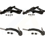 Front Suspension Control Arm Assembly And Tie Rod End Kit For 2002-2002 Chevrolet Trailblazer GMC Envoy Oldsmobile Bravada EXT XL With 14mm Diameter Thread KTR-102638