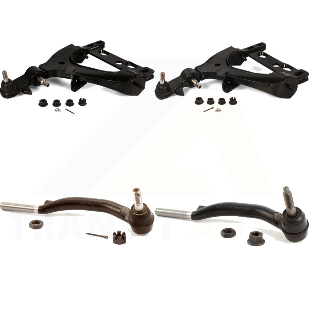 Front Suspension Control Arm Assembly And Tie Rod End Kit For Chevrolet Trailblazer GMC Envoy EXT XL Buick Rainier Oldsmobile Bravada XUV Isuzu Ascender Saab 9-7x KTR-102639