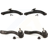 Front Suspension Control Arm Assembly And Tie Rod End Kit For 2007-2012 Nissan Sentra KTR-102643
