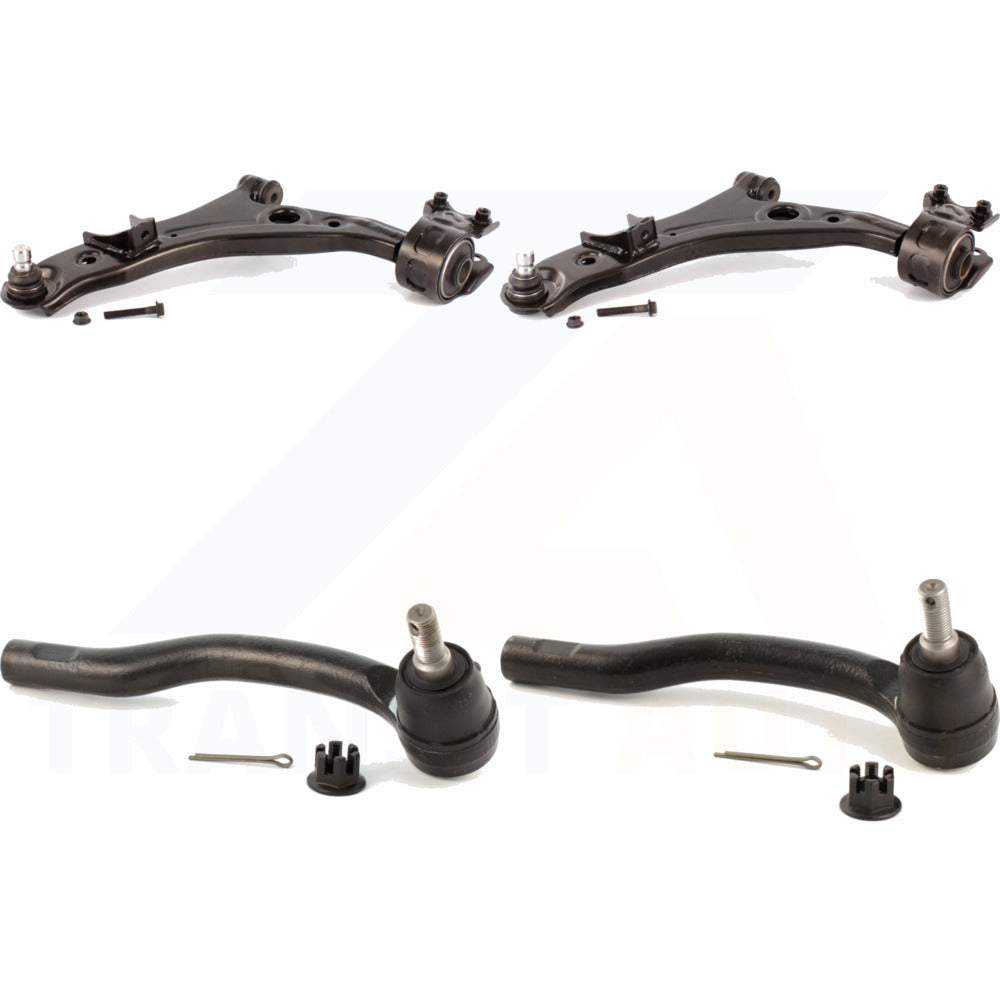 Front Suspension Control Arm Assembly And Tie Rod End Kit For 2007-2013 Mazda CX-9 KTR-102648