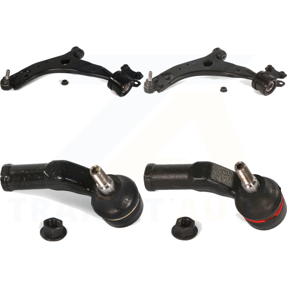 Front Suspension Control Arm Assembly And Tie Rod End Kit For Volvo S40 C70 C30 V50 KTR-102658