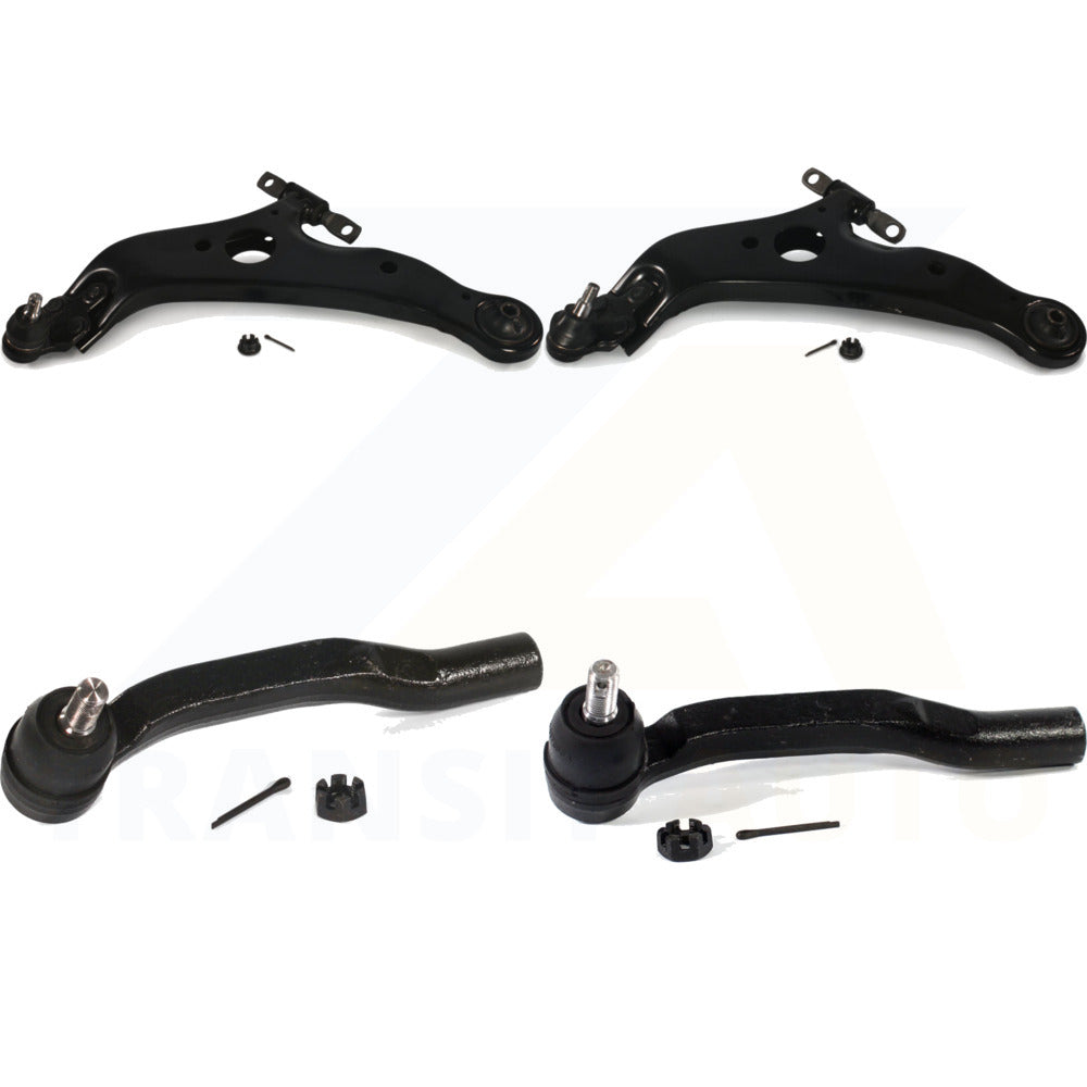 Front Suspension Control Arm Assembly And Tie Rod End Kit For 2004-2010 Toyota Sienna KTR-102659
