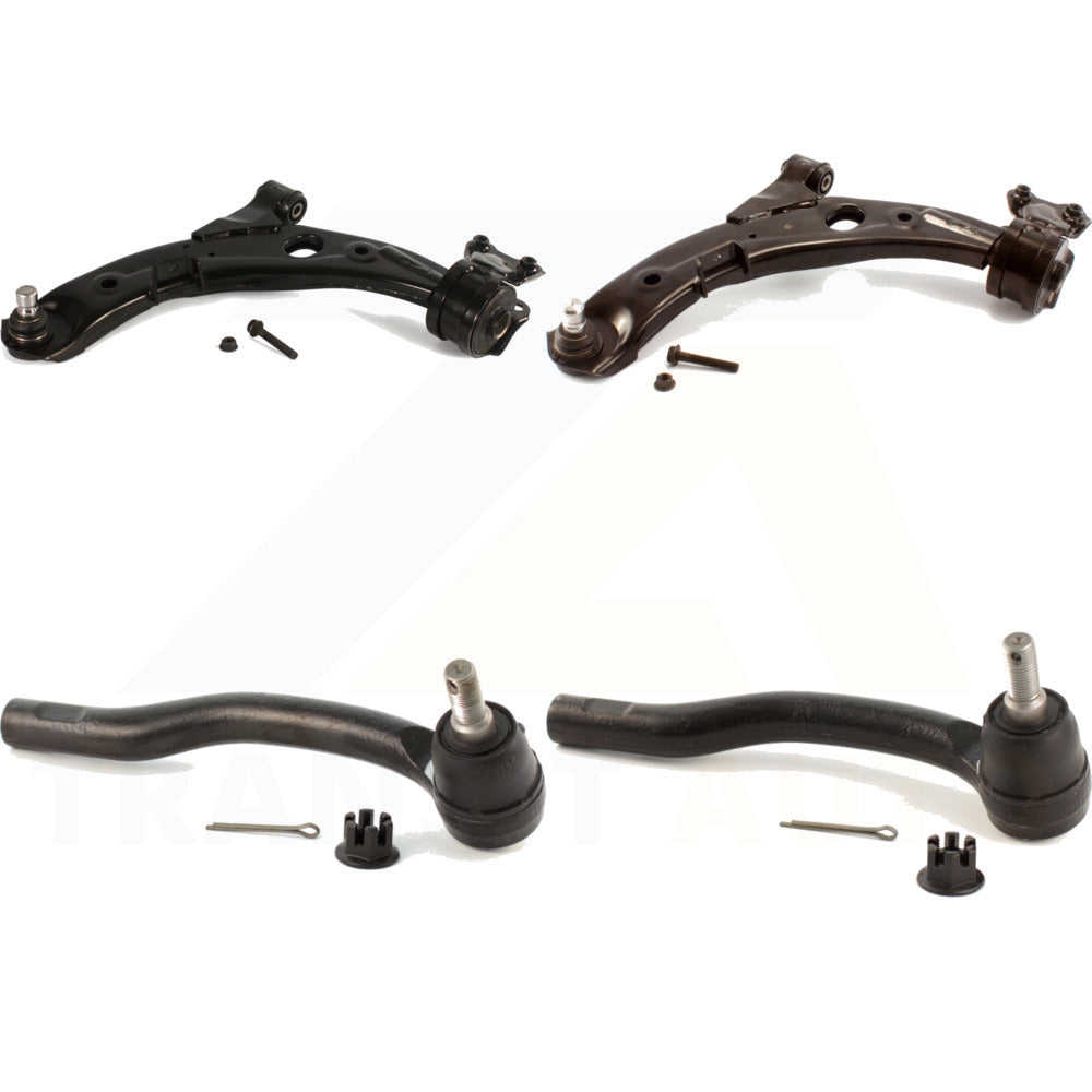 Front Suspension Control Arm Assembly And Tie Rod End Kit For 2007-2012 Mazda CX-7 KTR-102662