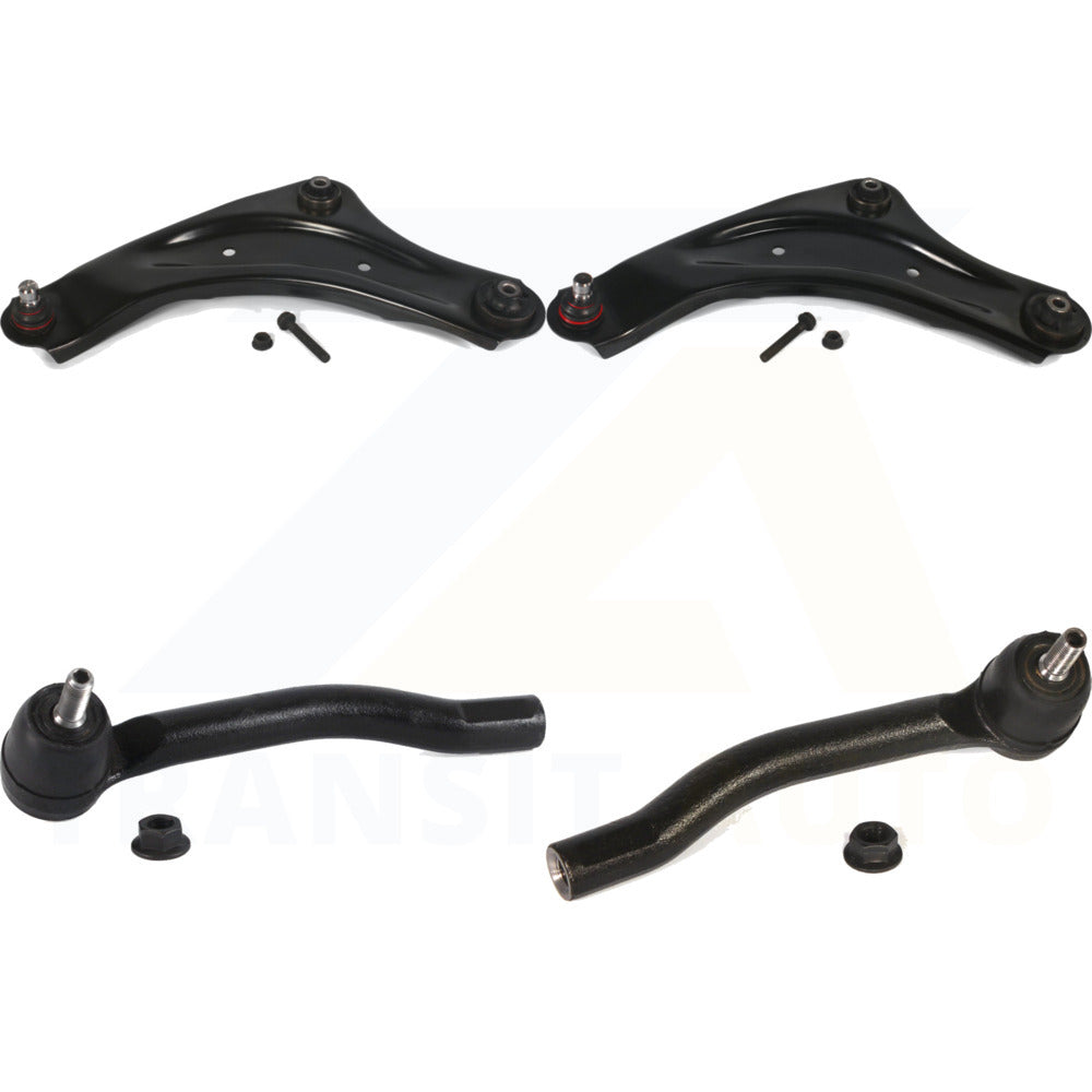 Front Suspension Control Arm Assembly And Tie Rod End Kit For 2011-2013 Nissan LEAF KTR-102663
