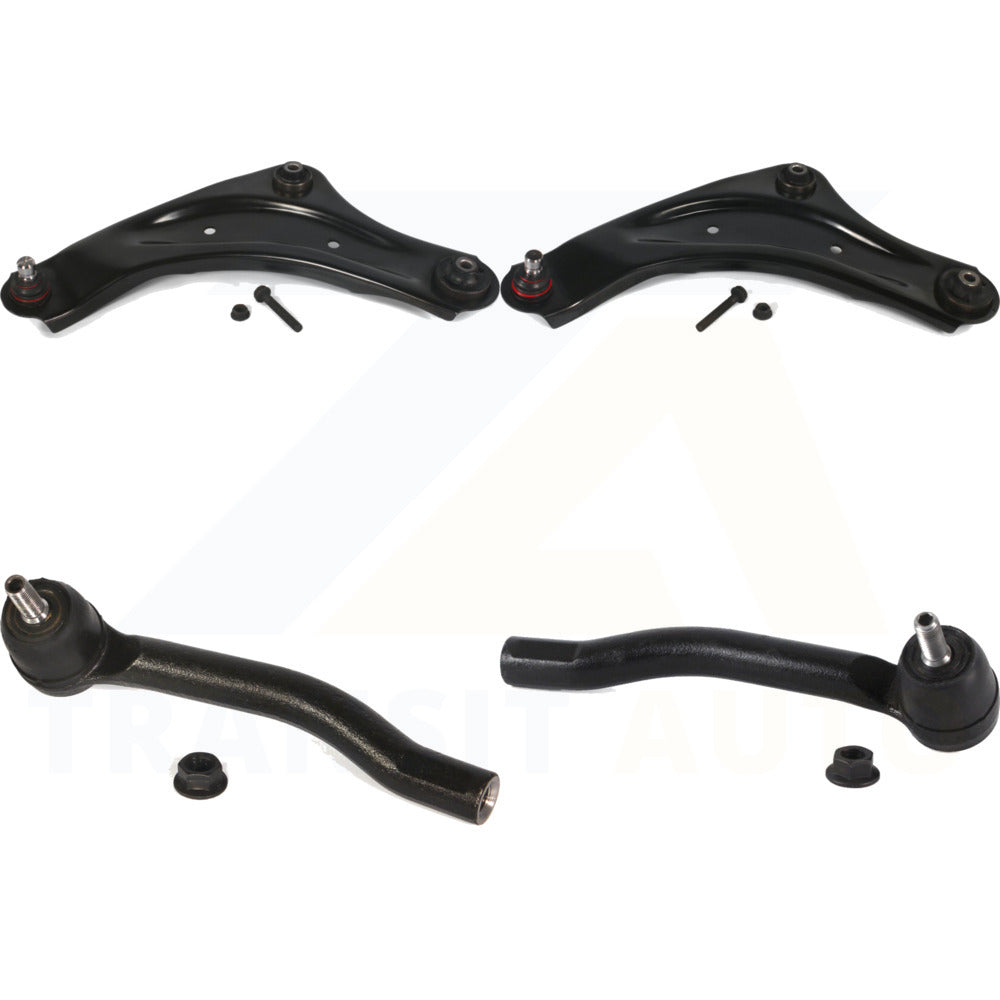Front Suspension Control Arm Assembly And Tie Rod End Kit For Nissan Juke Leaf LEAF KTR-102664
