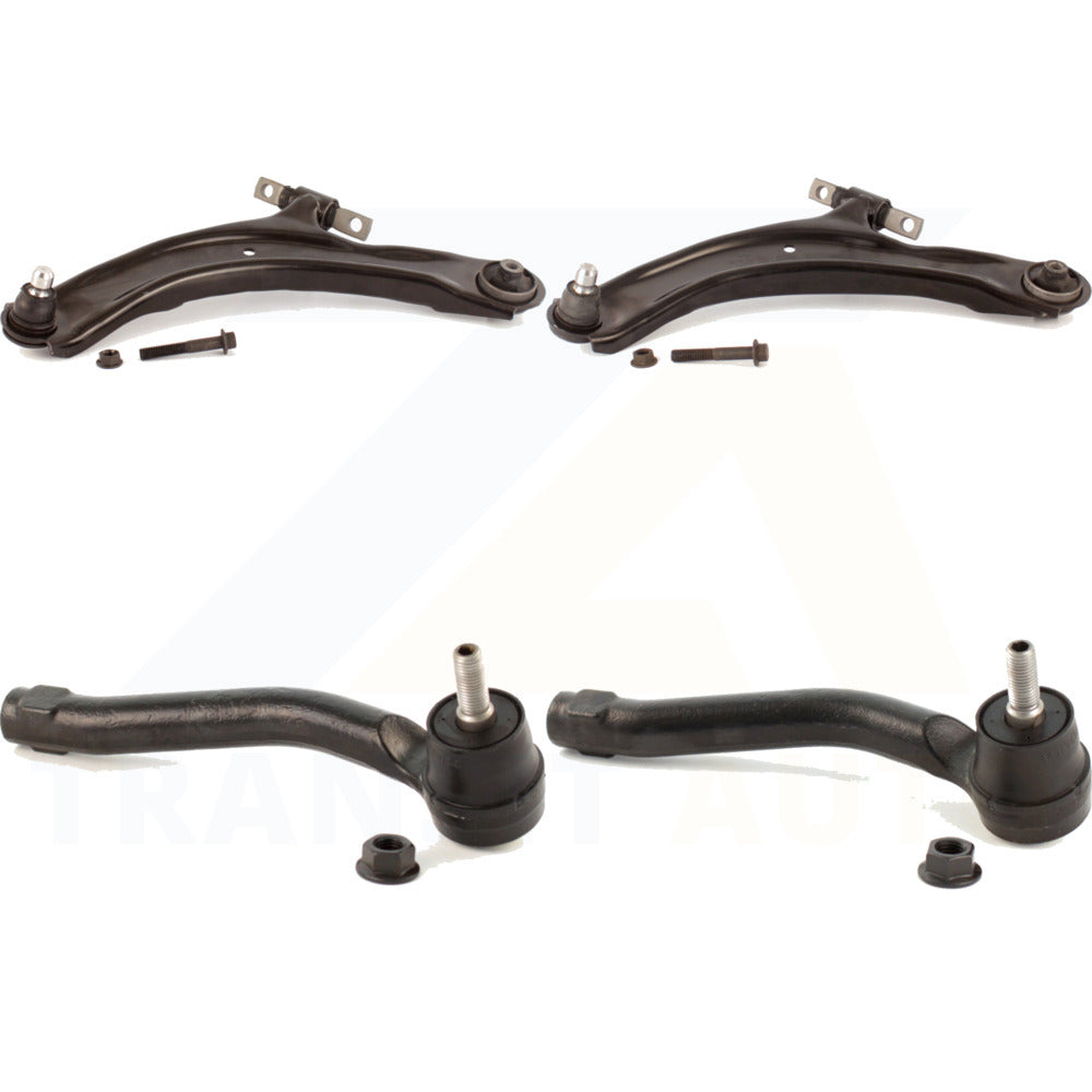 Front Suspension Control Arm Assembly And Tie Rod End Kit For Nissan Rogue Select KTR-102670
