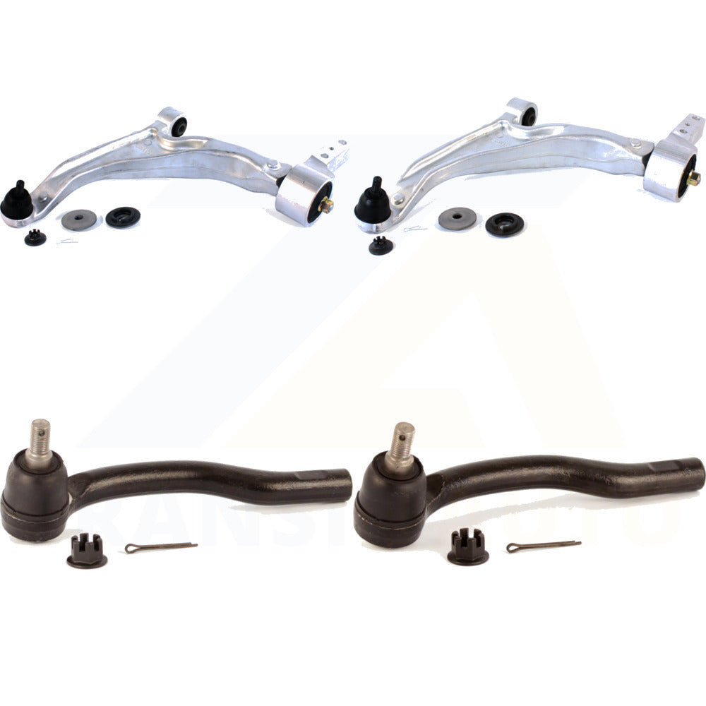 Front Suspension Control Arm Assembly And Tie Rod End Kit For 2009-2015 Honda Pilot KTR-102673