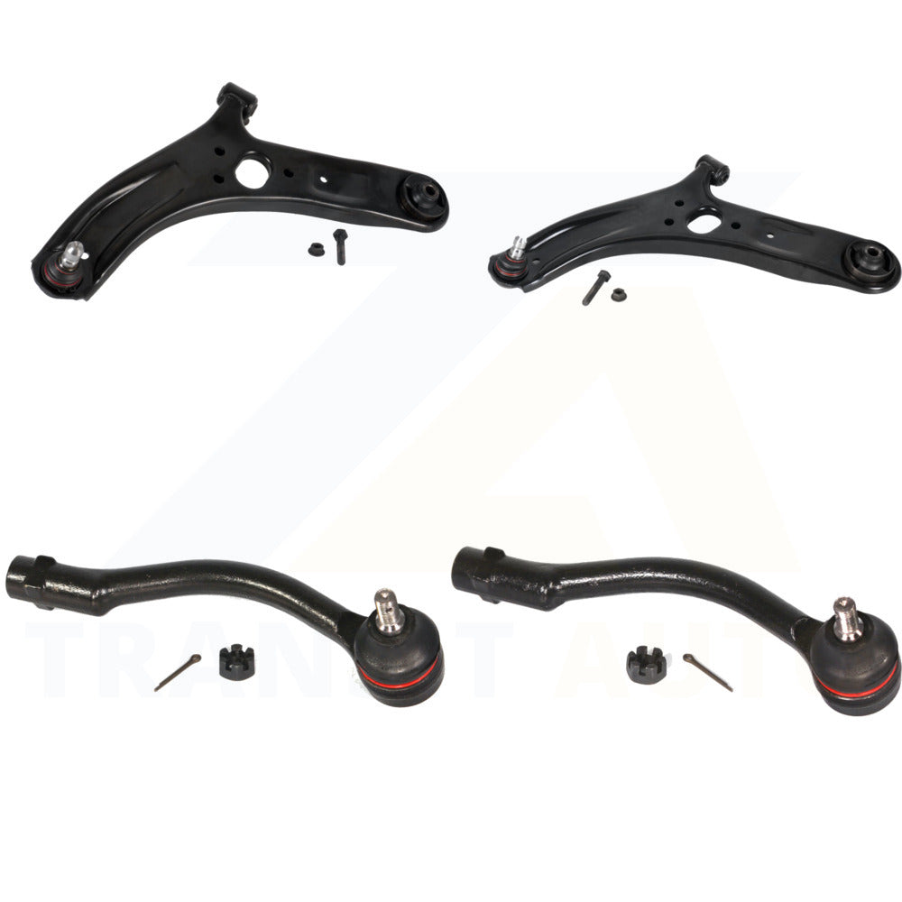 Front Suspension Control Arm Assembly And Tie Rod End Kit For Kia Rio KTR-102678