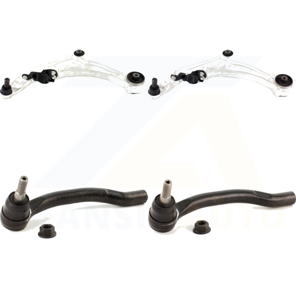 Front Suspension Control Arm Assembly And Tie Rod End Kit For 2009-2014 Nissan Maxima KTR-102682