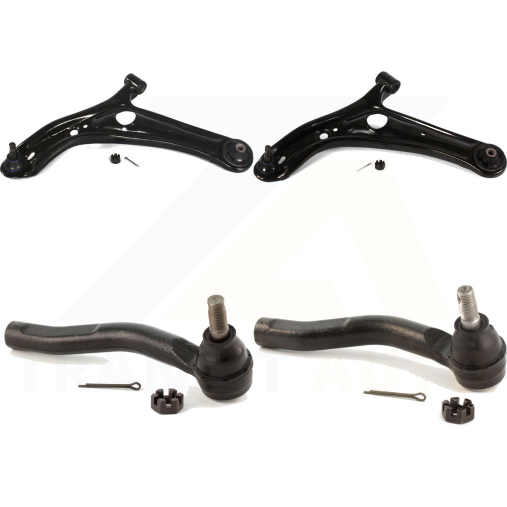 Front Suspension Control Arm Assembly And Tie Rod End Kit For 2004-2005 Toyota Echo Manual steering system KTR-102712