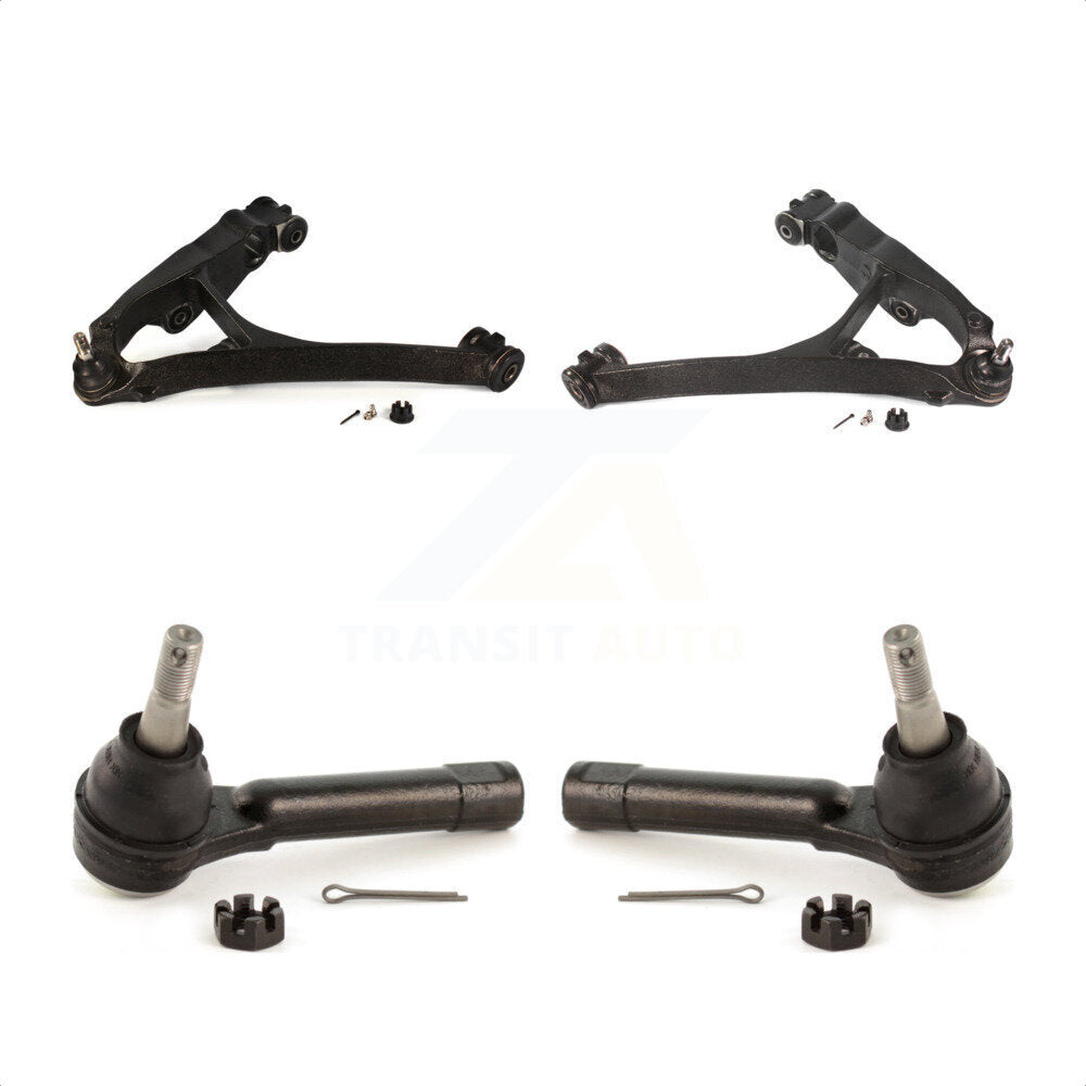 Front Suspension Control Arm Assembly And Tie Rod End Kit For Chevrolet Silverado 1500 GMC Tahoe Sierra Suburban Yukon Avalanche XL Cadillac Classic Escalade ESV EXT KTR-102747