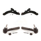Front Suspension Control Arm Assembly And Tie Rod End Kit For Chevrolet Uplander Pontiac Montana Buick Terraza Saturn Relay Without Sway Bar Mounting Tab KTR-102786