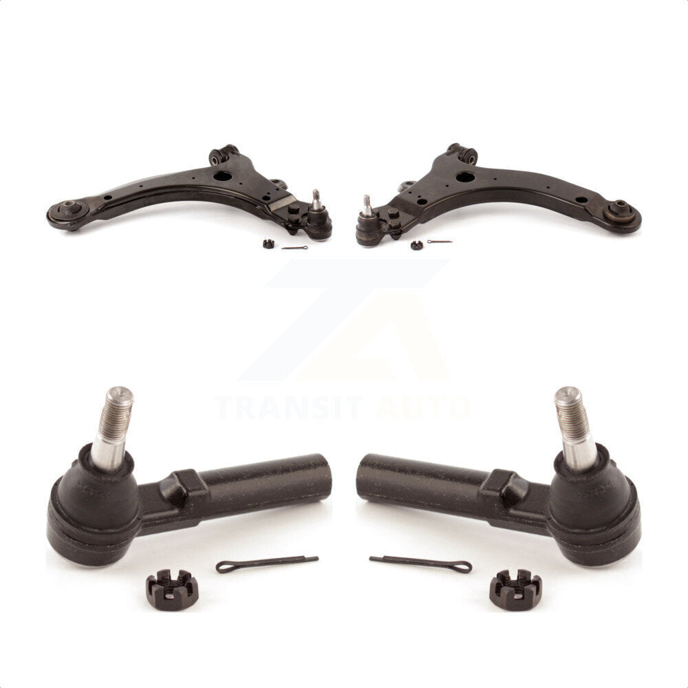 Front Suspension Control Arm Assembly And Tie Rod End Kit For Chevrolet Impala Buick Century Pontiac Grand Prix LaCrosse Monte Carlo Limited Regal Oldsmobile Intrigue Allure KTR-102807
