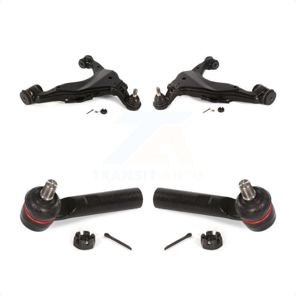 Front Suspension Control Arm Assembly And Tie Rod End Kit For Toyota 4Runner FJ Cruiser Lexus GX470 KTR-102835