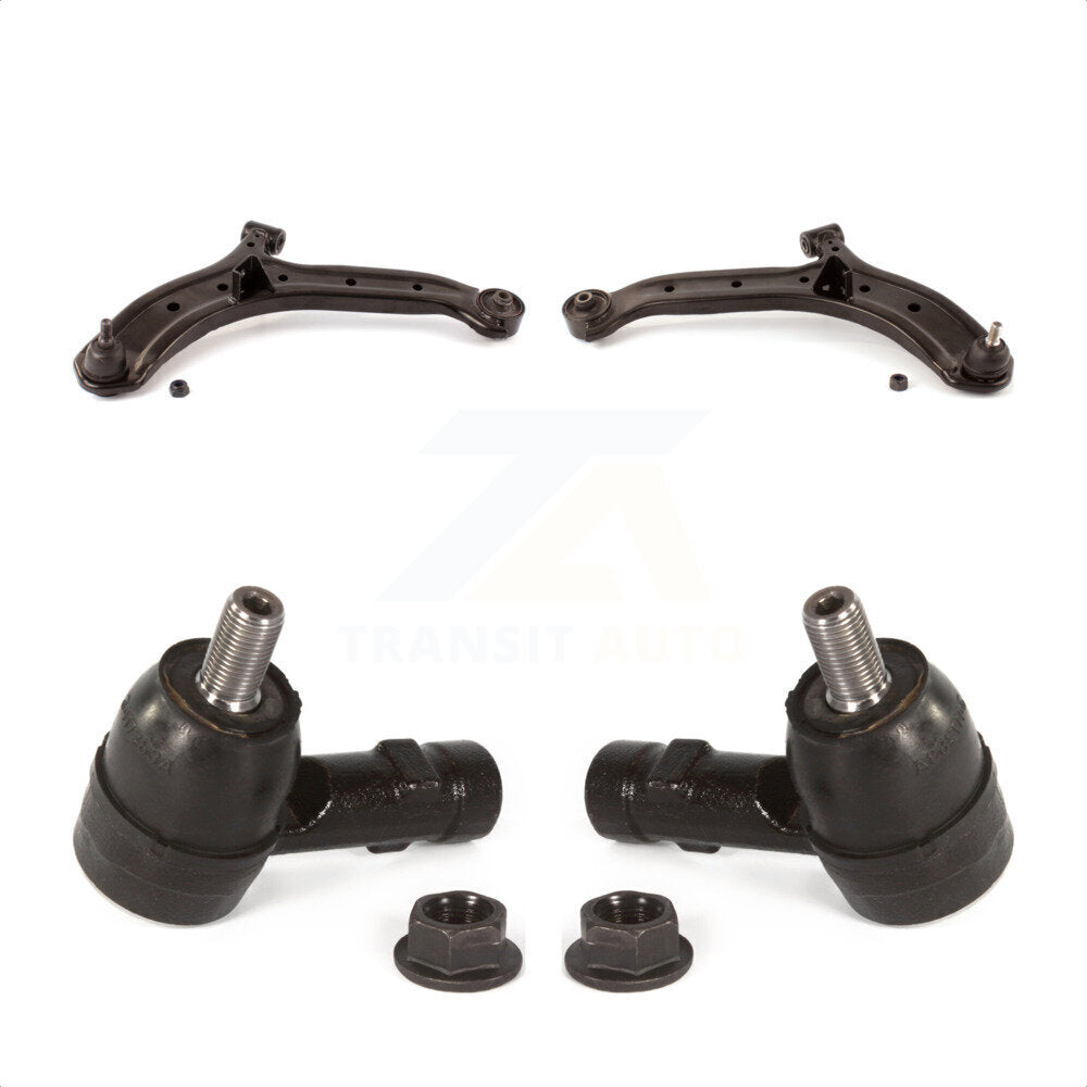 Front Suspension Control Arm Assembly And Tie Rod End Kit For 2000-2005 Hyundai Accent KTR-102839