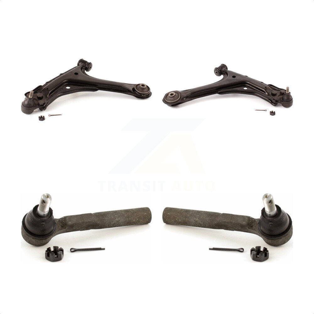 Front Suspension Control Arm Assembly And Tie Rod End Kit For 1995-2005 Chevrolet Cavalier Pontiac Sunfire With FE1 KTR-102847