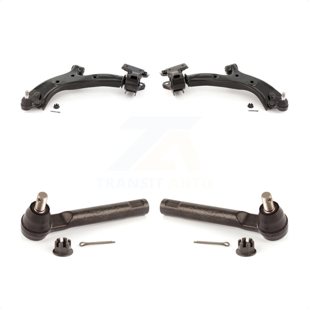 Front Suspension Control Arm Assembly And Tie Rod End Kit For 2007-2011 Honda CR-V Vehicles Manufactured In USA KTR-102872