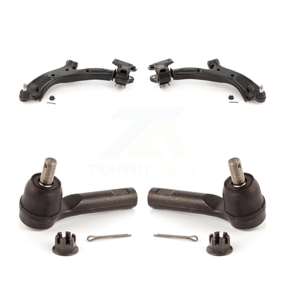 Front Suspension Control Arm Assembly And Tie Rod End Kit For 2007-2011 Honda CR-V Vehicles Manufactured In Japan KTR-102873