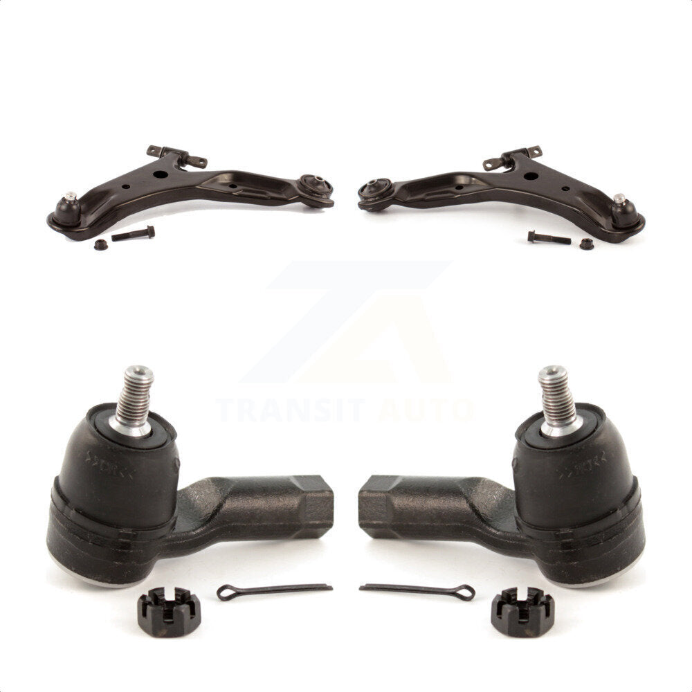 Front Suspension Control Arm Assembly And Tie Rod End Kit For 2001-2006 Hyundai Santa Fe KTR-102917
