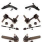 Front Suspension Control Arm And Ball Joint Assembly Steering Tie Rod End Stabilizer Bar Link Kit (8Pc) For Subaru Impreza WRX KTR-102934