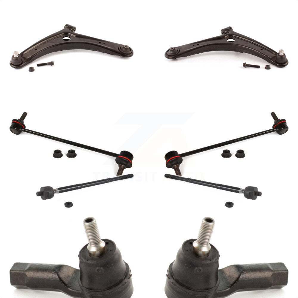 Front Suspension Control Arm And Ball Joint Assembly Steering Tie Rod End Stabilizer Bar Link Kit (8Pc) For Mitsubishi Outlander Sport Lancer RVR KTR-102946