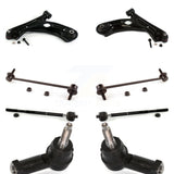 Front Suspension Control Arm And Ball Joint Assembly Steering Tie Rod End Stabilizer Bar Link Kit (8Pc) For 2012-2015 2017-2019 Chevrolet Sonic KTR-102947