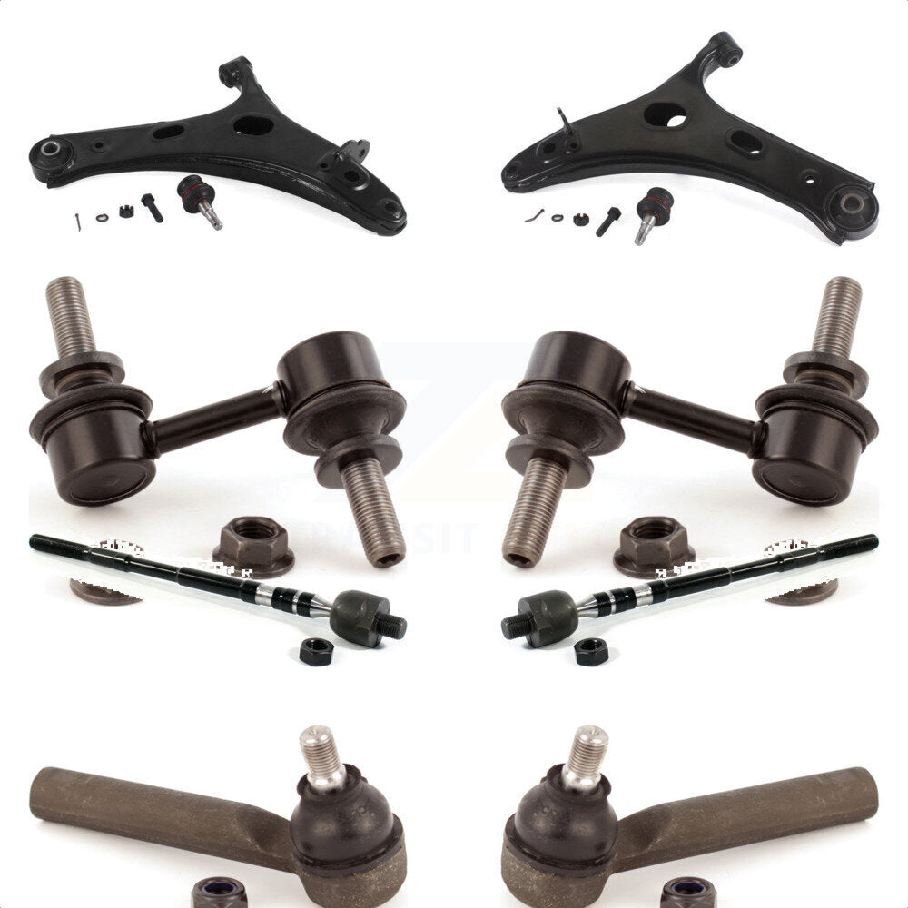 Front Suspension Control Arm And Ball Joint Assembly Steering Tie Rod End Stabilizer Bar Link Kit (8Pc) For 2014-2018 Subaru Forester KTR-102948
