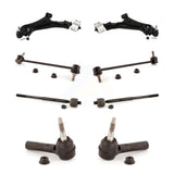 Front Suspension Control Arm And Ball Joint Assembly Steering Tie Rod End Stabilizer Bar Link Kit (8Pc) For 2010-2017 Chevrolet Equinox GMC Terrain 2.4L KTR-102969