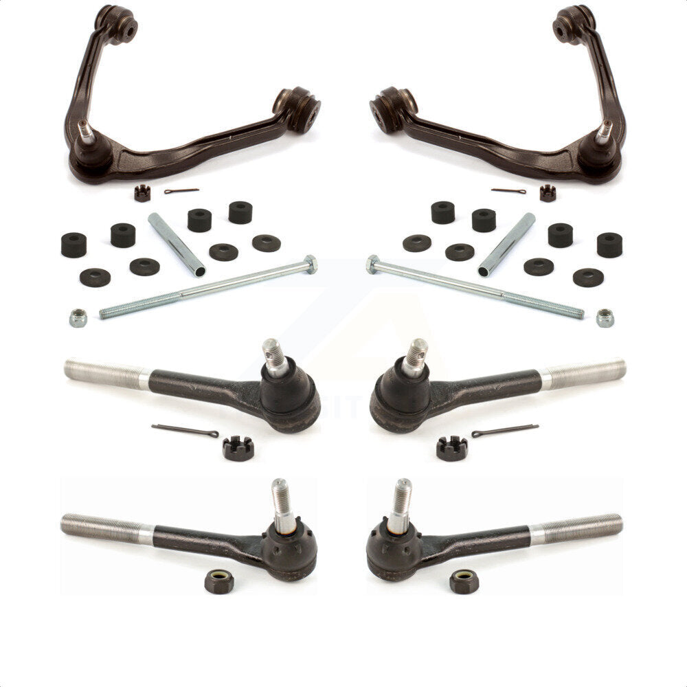 Front Suspension Control Arm And Ball Joint Assembly Steering Tie Rod End Stabilizer Bar Link Kit For 2000 GMC Yukon 5.7L KTR-102985