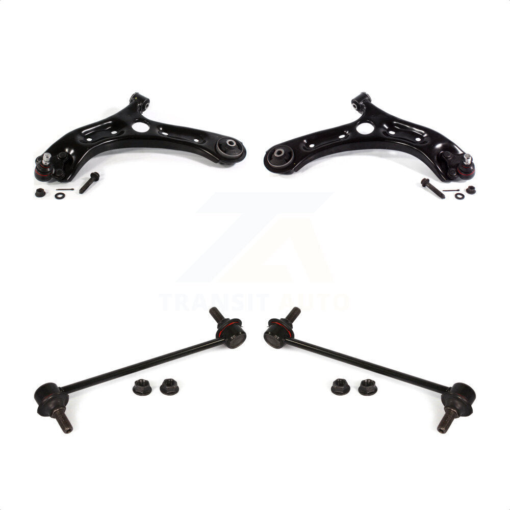 Front Suspension Control Arm And Ball Joint Assembly Stabilizer Bar Link Kit For 2015 Hyundai Sonata SE KTR-103069