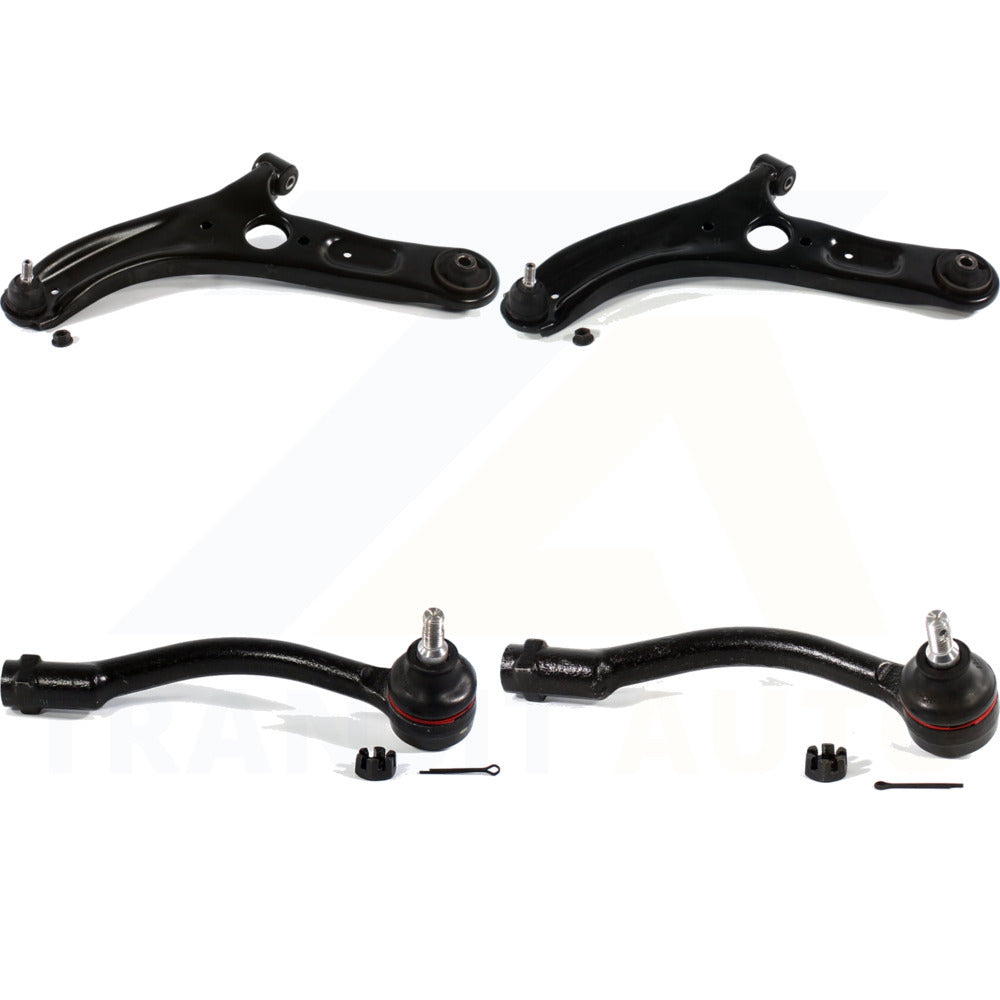 Front Suspension Control Arm Assembly And Tie Rod End Kit For Kia Forte Forte5 Koup KTR-103110